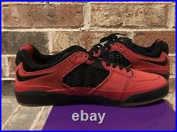 New 9 Nike Ishod Wair SB Varsity Red Black Raging Bull Skate Dunk DC7232-600 Air