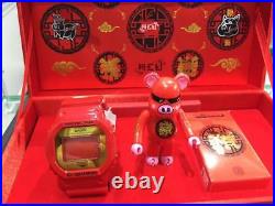 New CASIO G SHOCK x ACU x BE@RBRICK Red DW-5600CX-4PRP CHINESE YEAR 2019 PIG