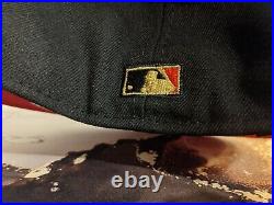 New Era 59FIFTY Chicago Cubs 2016 World Champions Bears Bulls Black Red 7 3/8