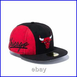New Era 59FIFTY Side City Doodle Chicago Bulls Black/Red Polyester From Japan