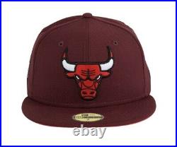 New Era 59Fifty 7 5/8 Sweethearts Chicago Bulls Trophy Patch Fitted Cap Pink UV