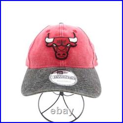 New Era 9Twenty Chicago Bulls Baseball Cap Hat Cotton Red /An24 Mens