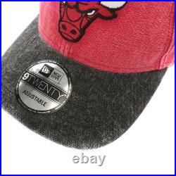 New Era 9Twenty Chicago Bulls Baseball Cap Hat Cotton Red Mens D1233
