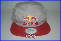 New Era RED BULL ATHLETE ONLY 5 PANEL CAMP HAT OSFM Cap authentic RARE