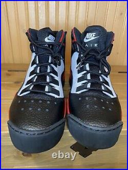 New Nike Air Darwin Rodman Chicago Bulls Red Black white AJ9710-001 Size 9.5 Men