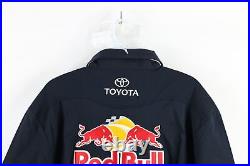 New Puma Mens Large Formula 1 Red Bull Racing Team Toyota Mechanic Button Shirt
