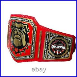 New Red Bull Dog Heavyweight Championship Wrestling Title Belt With Red Strap