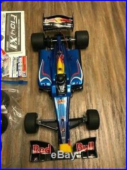 New Tamiya F104 X1 Formula 1 RC 1/10 with F103 GT wide front end F1 Red Bull