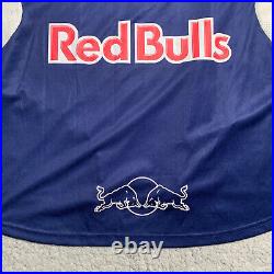 New York Red Bull Jersey 2008-09 Adidas Away MLS Soccer Blue Clima365 219584 XL