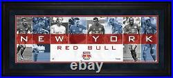 New York Red Bulls Framed 10 x 30 Player Panoramic Collage