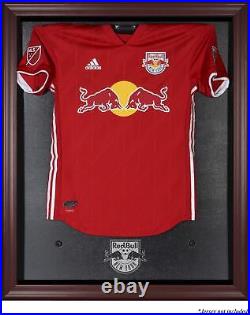 New York Red Bulls Mahogany Framed Team Logo Jersey Display Case