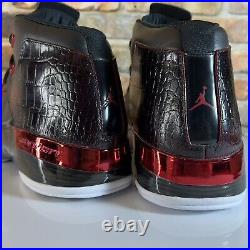 Nike Air Jordan 17+ Retro Bulls Mens Size 10.5 Black Red 832816-001