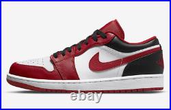 Nike Air Jordan 1 Bulls Chicago Bred Red White Black 553558-163 Mens New