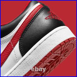 Nike Air Jordan 1 Chicago Bulls Reverse Black Toe 553558-163 Men's Sizes