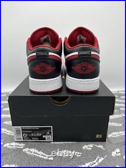 Nike Air Jordan 1 Low Bulls (GS) Size 6.5 Youth / 8 Women's 553560-163 NEW