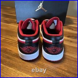 Nike Air Jordan 1 Low Chicago Bulls Red Bred 553558-163 Men's Size 12.5