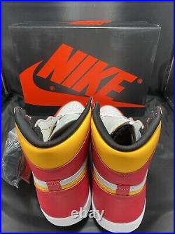 Nike Air Jordan 1 Retro High OG Men's size 15 Light Fusion Red Chicago Bulls NEW