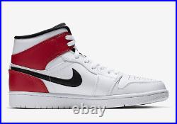 Nike Air Jordan 1 Retro Mid Chicago Bulls Gym Red White black 554724-116 Men's