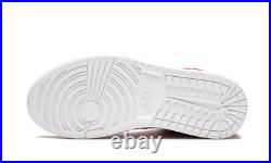 Nike Air Jordan 1 Retro Mid TRIPLE GYM RED WHITE CHICAGO BULLS 554724-600 sz 7.5