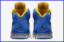 Nike Air Jordan 5 Laney Blue Yellow White CD2720-400 Mens New