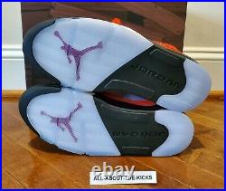 Nike Air Jordan 5 Raging Bull Toro Dd0587-600 Size 12 Black Metallic 2 3 4 6