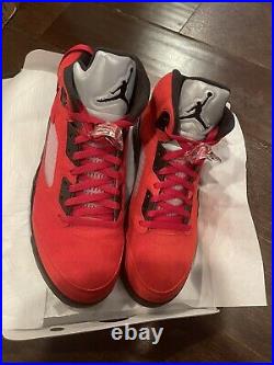 Nike Air Jordan 5 Retro Raging Bull Men's Size 12 DD0587-600 Red Black 2021