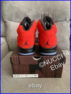Nike Air Jordan 5 Retro Raging Bull Red (2021) Size 10 with Receipt DD0587-600