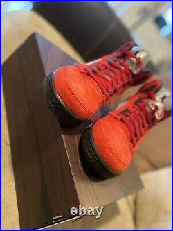 Nike Air Jordan 5 Retro Raging Bull Red Black Mens Size 9.5 Style DD0587-600