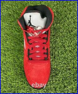 Nike Air Jordan 5 Retro Raging Bull Red GRADE SCHOOL SIZE 5 440888-600 NEW