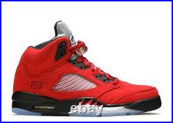 Nike Air Jordan 5 Retro Raging Bull Red Suede Fire DD0587-600 4.5 Men = 6 Women