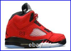 Nike Air Jordan 5 Retro Raging Bull Red Suede Fire DD0587-600 4.5 Men = 6 Women
