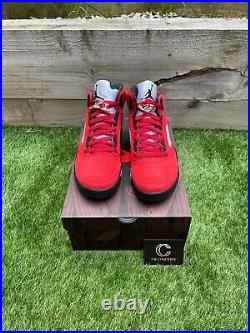 Nike Air Jordan 5 Retro Raging Bull Red UK 8.5