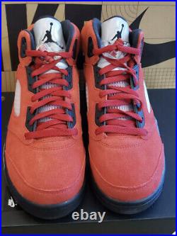 Nike Air Jordan 5 Retro Toro Bravo Raging Bull Mens Size 11 RED NWB #DD0587 600