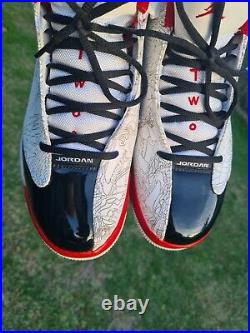 Nike Air Jordan Dub Zero Bulls White Black Varsity Red 311046-116 Men's Size 9