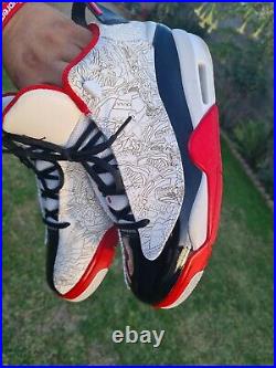 Nike Air Jordan Dub Zero Bulls White Black Varsity Red 311046-116 Men's Size 9