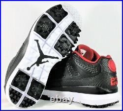 Nike Air Jordan IX Retro Golf Mens Size 8.5 Black Red 833798 002 Chicago Retro 9