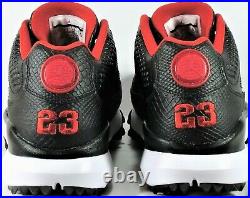 Nike Air Jordan IX Retro Golf Mens Size 8 Black Red 833798 002 Chicago Retro 9