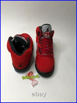 Nike Air Jordan Retro 5 Raging Bull 2021 440888-600 GS Size 4Y-7Y
