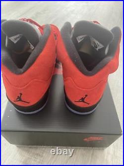 Nike Air Jordan Retro 5 Raging Bull Varsity Red/Black-White 440888-600 Size 7y