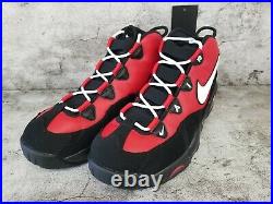 Nike Air Max Uptempo'95 CHICAGO BULLS BLACK RED CK0892-600 Men's Size 11.5