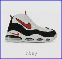 Nike Air Max Uptempo 95 Mens White Black/Red CK0892-101 Chicago Bulls Size11.5