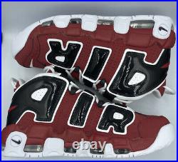 Nike Air More Uptempo 2021 Bulls Hoops Pack Varsity Red GS Size 6.5Y 415082-600
