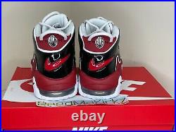 Nike Air More Uptempo'96 Hoops Pack 2021 Bulls Red White Black Mens 921948 600