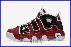 Nike Air More Uptempo'96 Shoes Hoops Pack Bulls Red Black 921948-600 Men's