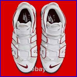 Nike Air More Uptempo'96 Vintage Bulls White Team Red FB1380-100 Mens Sizes NEW