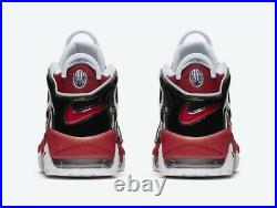Nike Air More Uptempo Bulls 2021 Size 9.5 White Varsity Red Black 921948-600