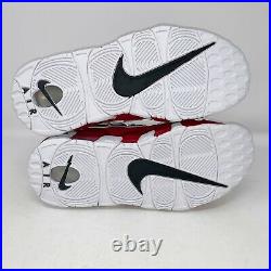 Nike Air More Uptempo'Bulls' Red Sneaker, Size 6.5 / 8W BNIB 921948-600