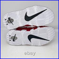 Nike Air More Uptempo'Bulls' Red Sneaker, Size 6 / 7.5W BNIB 921948-600