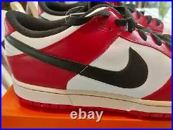 Nike Dunk Golf shoes Rare deadstock size 13 Red White Black Bulls colorway