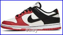 Nike Dunk Low Chicago Bulls Black Red White Mens GS Sizes Brand New